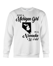 MICHIGAN GIRL IN NEVADA Crewneck Sweatshirt tile