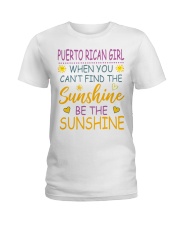 Puerto Rican Girl- Be The Sunshine Ladies T-Shirt front