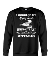 Google My Symptoms - Go To Ontario Crewneck Sweatshirt tile