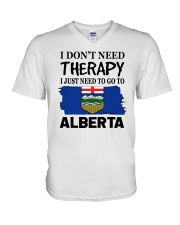 Therapy - Go To Alberta V-Neck T-Shirt tile