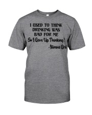 Illinois Girl Gave Up Thinking Classic T-Shirt front