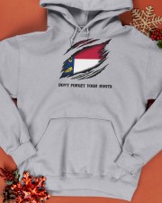 Don't Forget Your Roots - North Carolina Hooded Sweatshirt apparel-hooded-sweatshirt-lifestyle-front-65