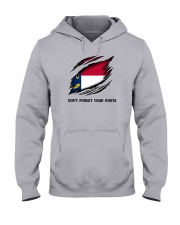 Don't Forget Your Roots - North Carolina Hooded Sweatshirt front