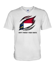 Don't Forget Your Roots - North Carolina V-Neck T-Shirt tile