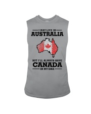 LIVE IN AUSTRALIA CANADA IN MY DNA Sleeveless Tee tile