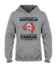 LIVE IN AUSTRALIA CANADA IN MY DNA Hooded Sweatshirt tile