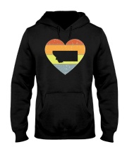 Montana - Heart Vintage Hooded Sweatshirt tile