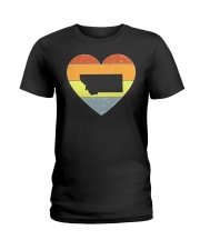 Montana - Heart Vintage Ladies T-Shirt tile