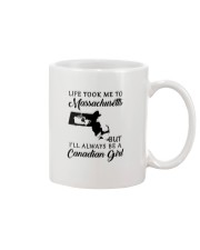 LIFE TOOK ME TO MASSACHUSETTS BE A CANADIAN GIRL Mug tile