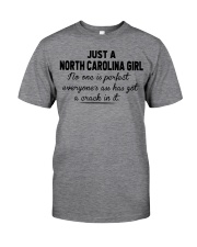North Carolina Girl - No One Is Perfect Classic T-Shirt front