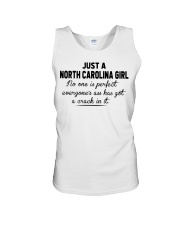 North Carolina Girl - No One Is Perfect Unisex Tank tile