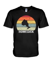 Vintage Homesick Ontario V-Neck T-Shirt tile