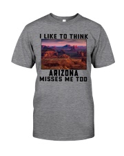 Arizona Misses Me Too Classic T-Shirt front