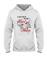 A Big Piece Of My Heart Lives In Heaven Hooded Sweatshirt tile