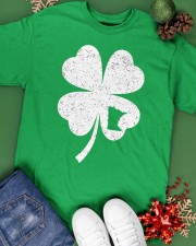 Minnesota Map - Four Leaf Clover Classic T-Shirt apparel-classic-tshirt-lifestyle-back-69