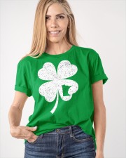 Minnesota Map - Four Leaf Clover Classic T-Shirt apparel-classic-tshirt-lifestyle-front-100