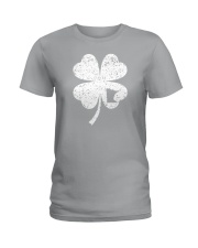 Minnesota Map - Four Leaf Clover Ladies T-Shirt tile