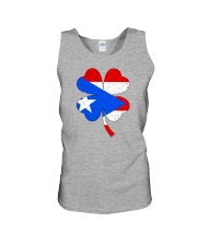 Flag Puerto Rico Four Leaf Clover Unisex Tank tile