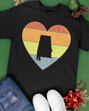 Alabama - Heart Vintage Classic T-Shirt apparel-classic-tshirt-lifestyle-back-69