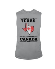 LIVE IN TEXAS CANADA IN MY DNA Sleeveless Tee tile