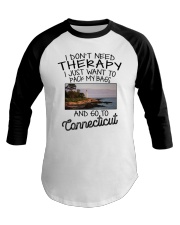 Pack My Bags - Go To Connecticut Baseball Tee tile