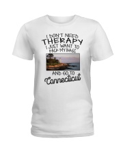 Pack My Bags - Go To Connecticut Ladies T-Shirt tile