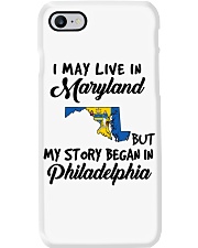 Began In Philadelphia - Live In Maryland Phone Case tile