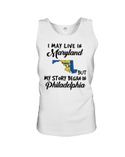Began In Philadelphia - Live In Maryland Unisex Tank tile