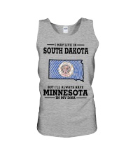 LIVE IN SOUTH DAKOTA MINNESOTA IN MY DNA Unisex Tank tile
