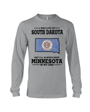 LIVE IN SOUTH DAKOTA MINNESOTA IN MY DNA Long Sleeve Tee tile