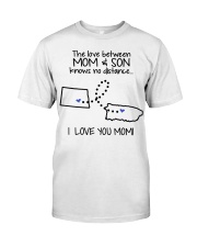 PUERTO RICO NORTH DAKOTA THE LOVE MOM N DAUGHTER Classic T-Shirt front