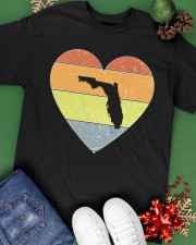 Florida - Heart Vintage Classic T-Shirt apparel-classic-tshirt-lifestyle-back-69