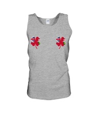 Ontario Flag - Four Leaf Clover Unisex Tank tile