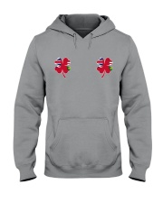 Ontario Flag - Four Leaf Clover Hooded Sweatshirt tile