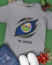 Flag Kansas My Roots Classic T-Shirt apparel-classic-tshirt-lifestyle-back-69