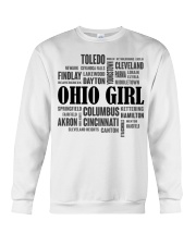 Ohio girl cities Crewneck Sweatshirt tile