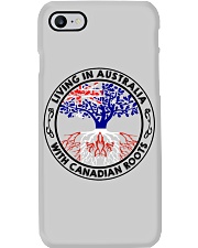 LIVING IN AUSTRALIA CANADIAN ROOTS Phone Case tile