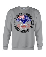 LIVING IN AUSTRALIA CANADIAN ROOTS Crewneck Sweatshirt tile
