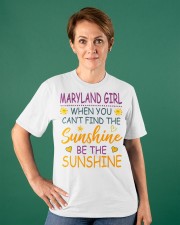 Maryland Girl- Be The Sunshine Ladies T-Shirt apparel-ladies-t-shirt-lifestyle-front-40