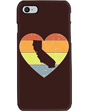 California - Heart Vintage Phone Case tile