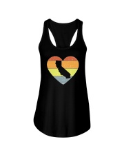 California - Heart Vintage Ladies Flowy Tank tile