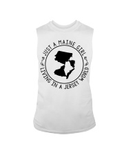 MAINE GIRL LIVING IN JERSEY Sleeveless Tee tile