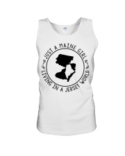 MAINE GIRL LIVING IN JERSEY Unisex Tank tile