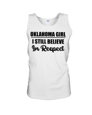 Oklahoma Girl I Still Believe In Respect Unisex Tank tile