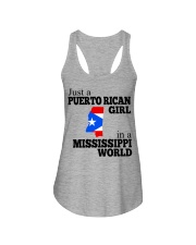 PUERTO RICAN GIRL IN MISSISSIPPI Ladies Flowy Tank tile