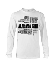 Alabama girl cities Long Sleeve Tee tile