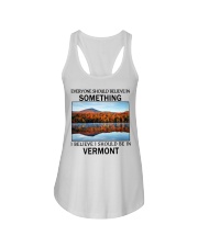 Should Be In Vermont Ladies Flowy Tank tile