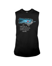 PUERTO RICO NORTH CAROLINA LOVE BRINGS YOU HOME Sleeveless Tee tile