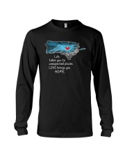 PUERTO RICO NORTH CAROLINA LOVE BRINGS YOU HOME Long Sleeve Tee tile