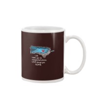 PUERTO RICO NORTH CAROLINA LOVE BRINGS YOU HOME Mug tile